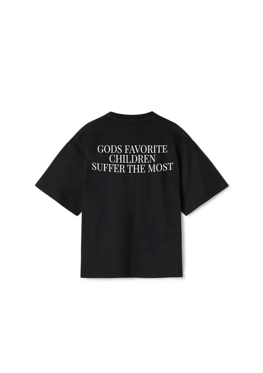 GODS FAVORITE CHILDREN TEE - BLACK