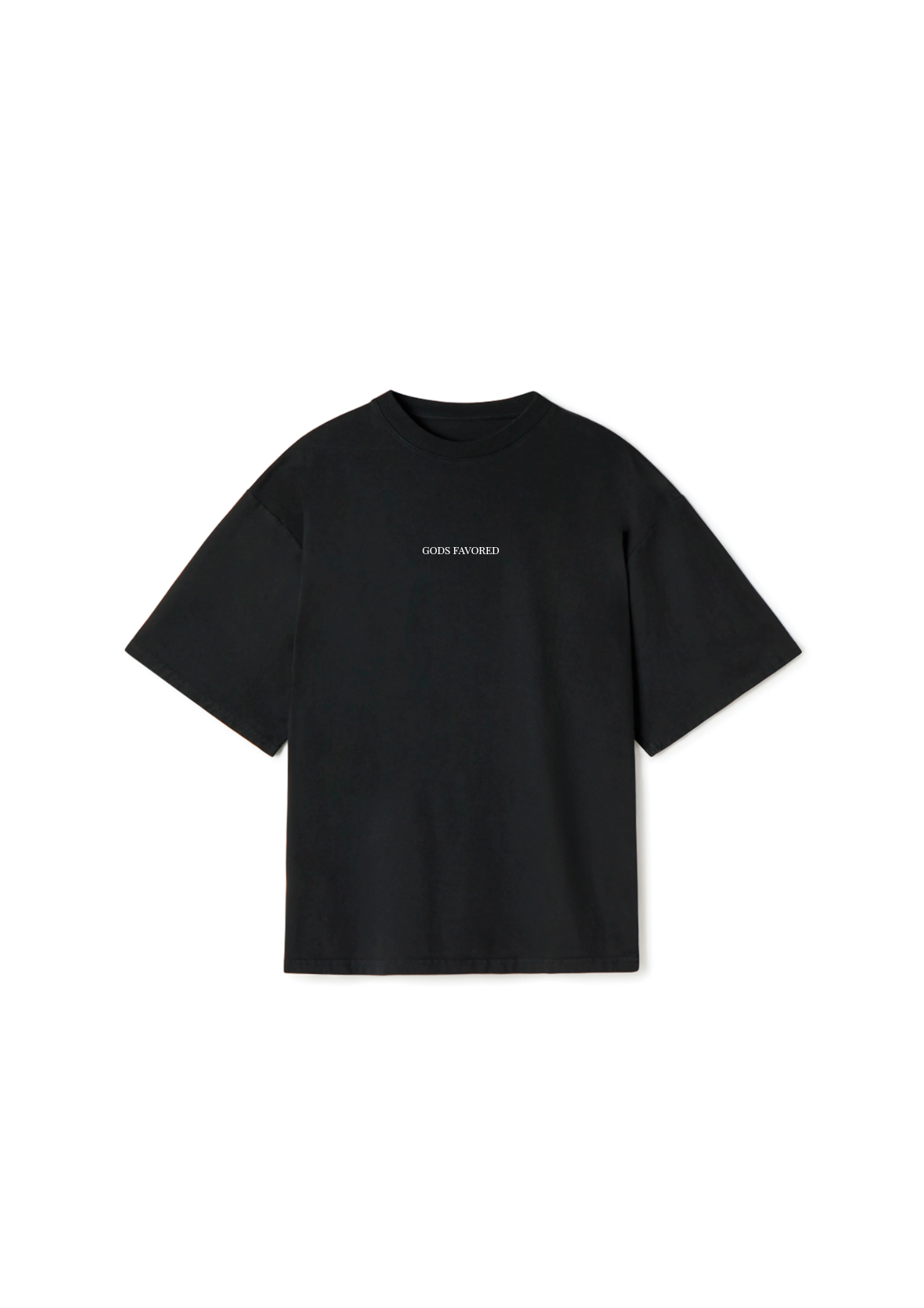 GODS FAVORED TEE - BLACK