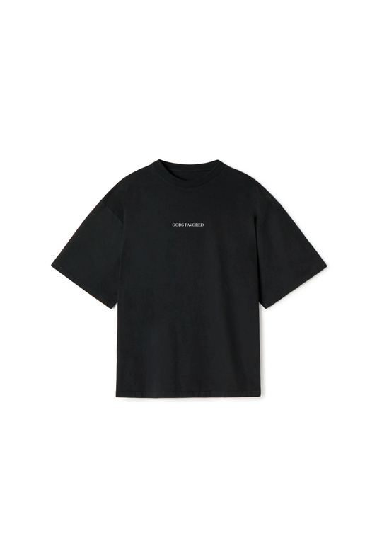 GODS FAVORED TEE - BLACK