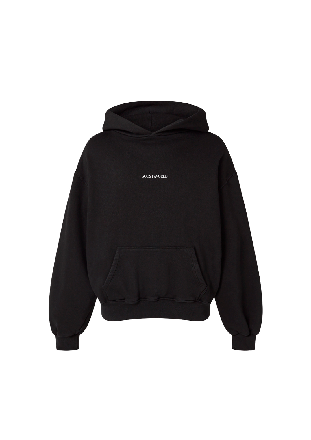 GODS FAVORED HOODIE - VINTAGE BLACK