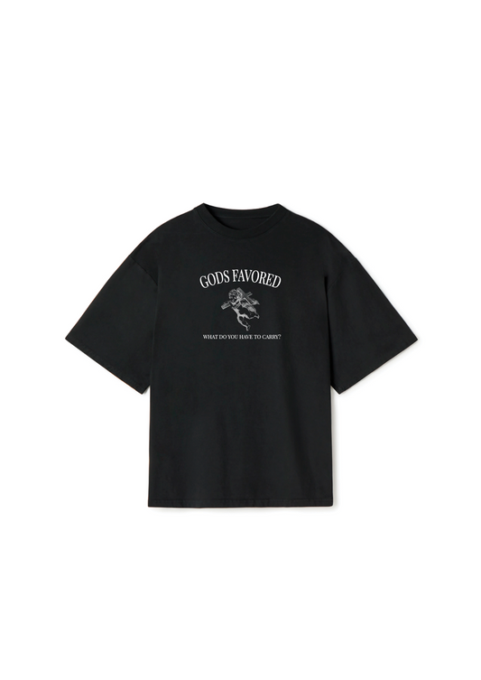 CARRY YOUR CROSS TEE - BLACK