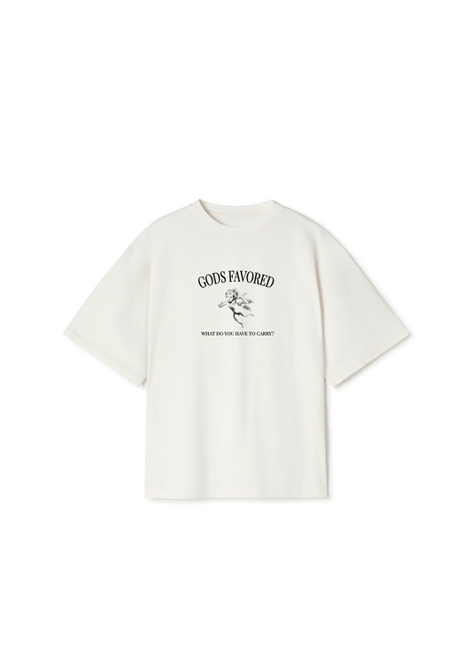 CARRY YOUR CROSS TEE - BONE