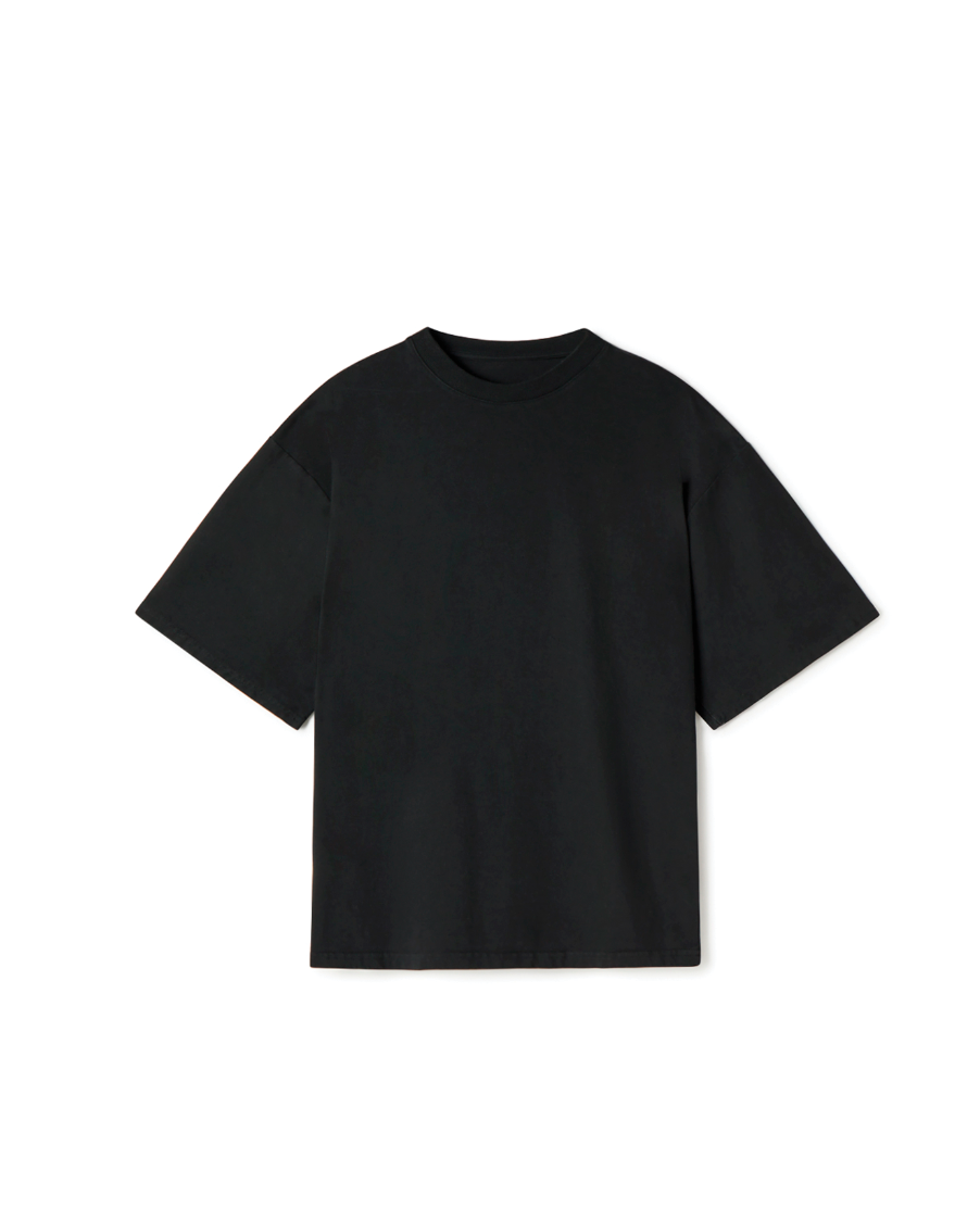 GODS FAVORED BACK CROSS TEE - BLACK