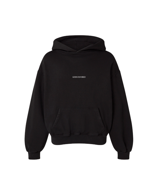 GODS FAVORED HOODIE - BLACK